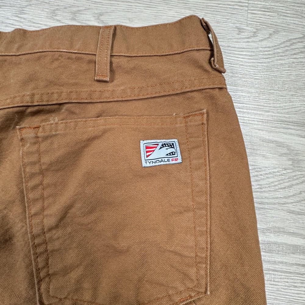 Tyndale Men's Work Pants Flame Resistant FR Navajo Carpenter Brown W40 L30 - Picture 9 of 10